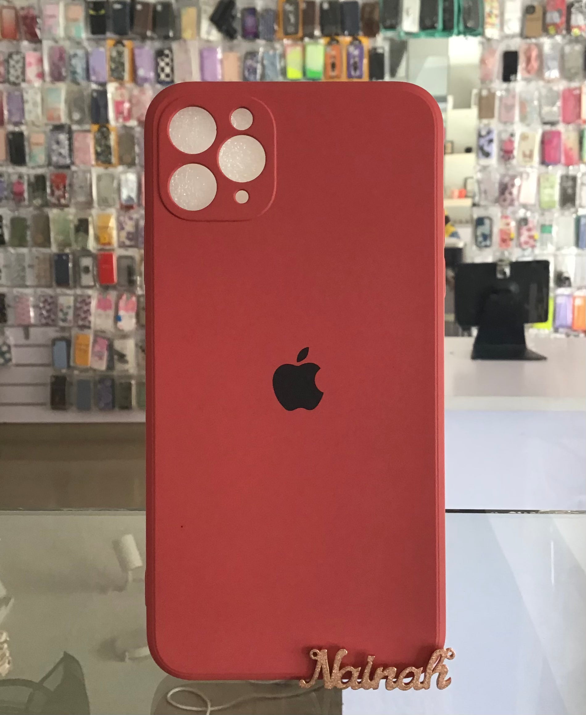 Red Silicone Case For iPhone 11 Pro Max