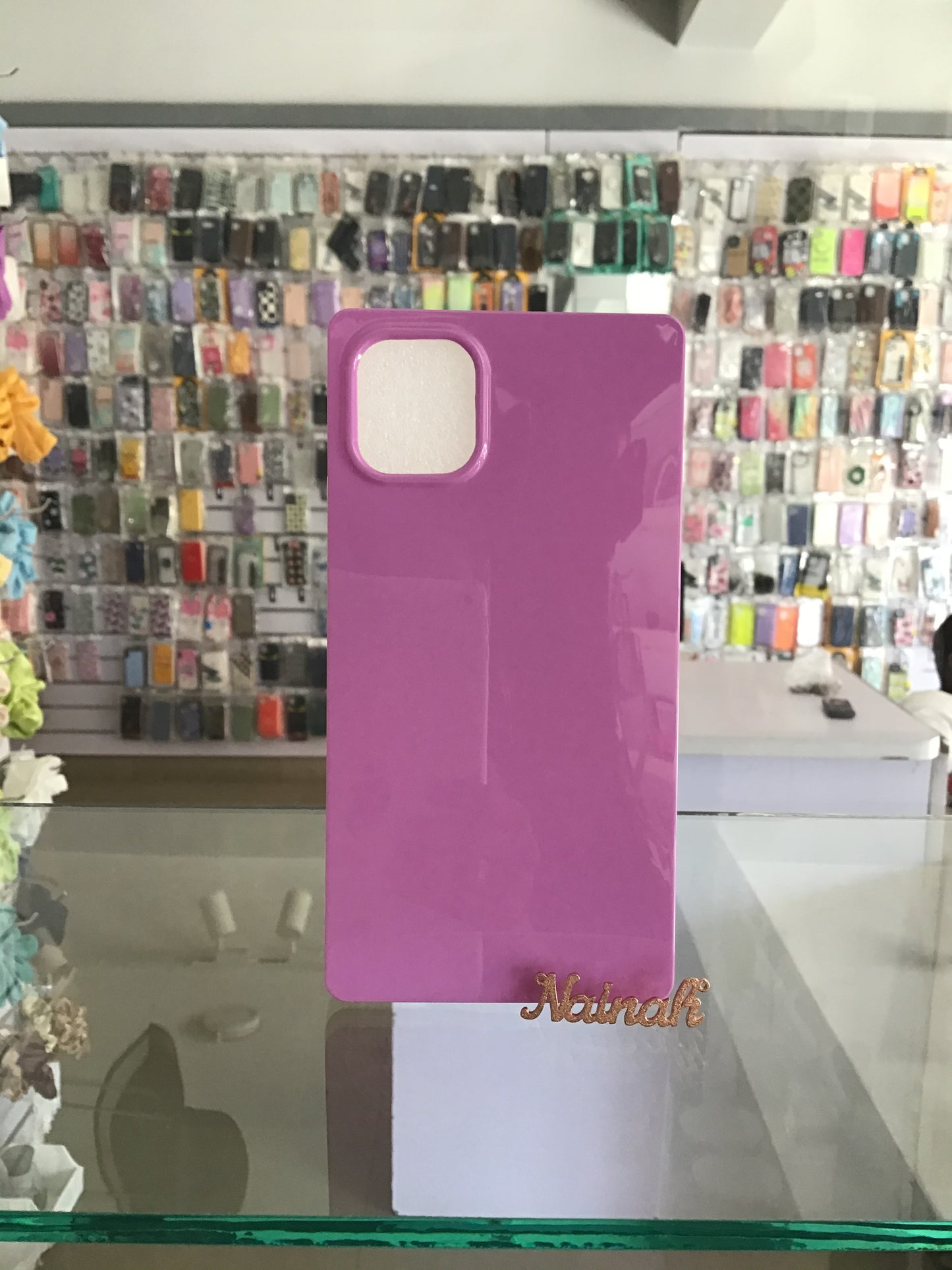 Purple Sqaure Case For iPhone