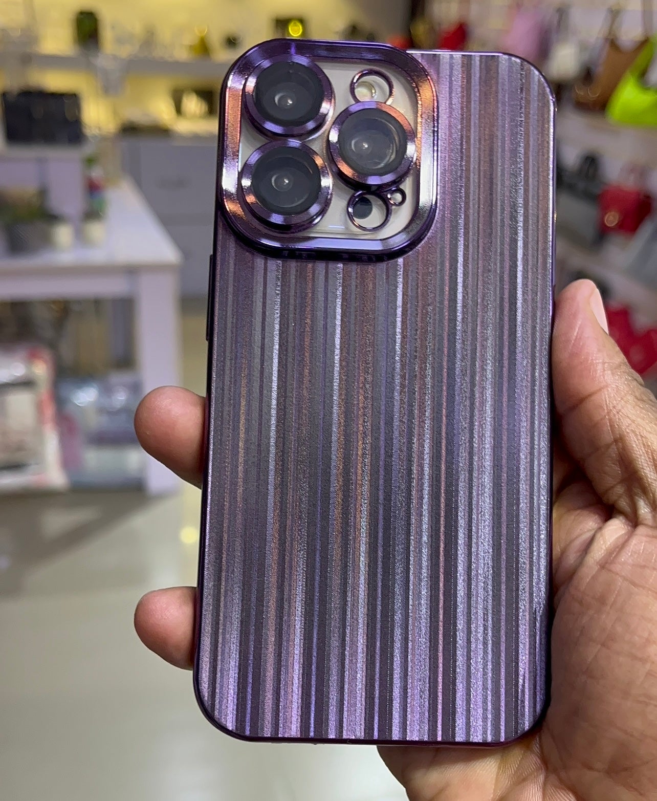 Purple Camera Protection Case For IPhone 14 Pro