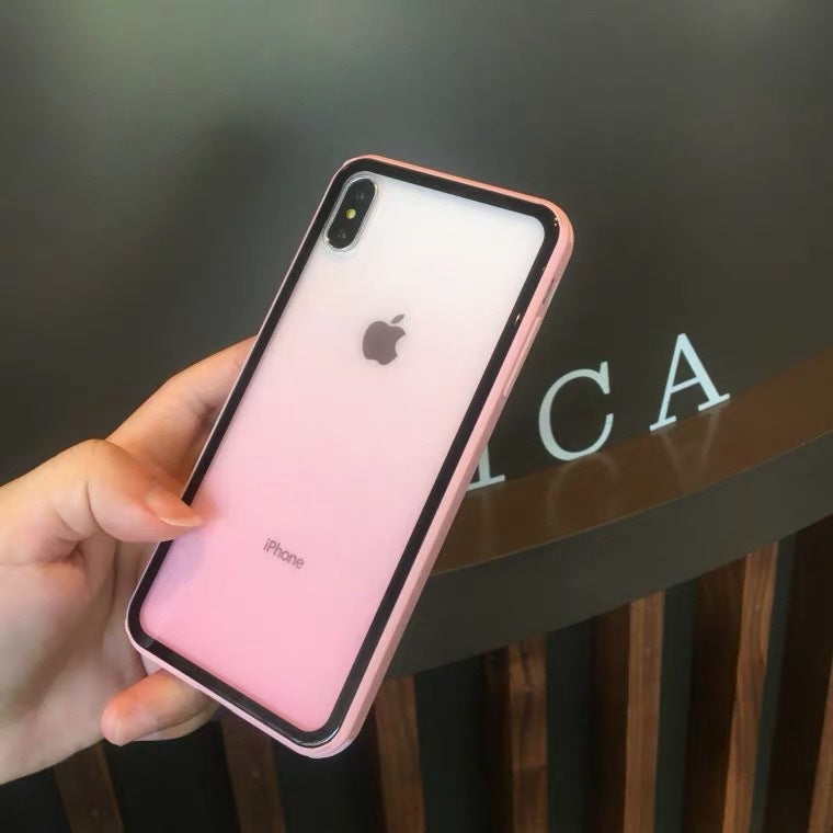 Peach Gradient Color Case For iPhone XS Max