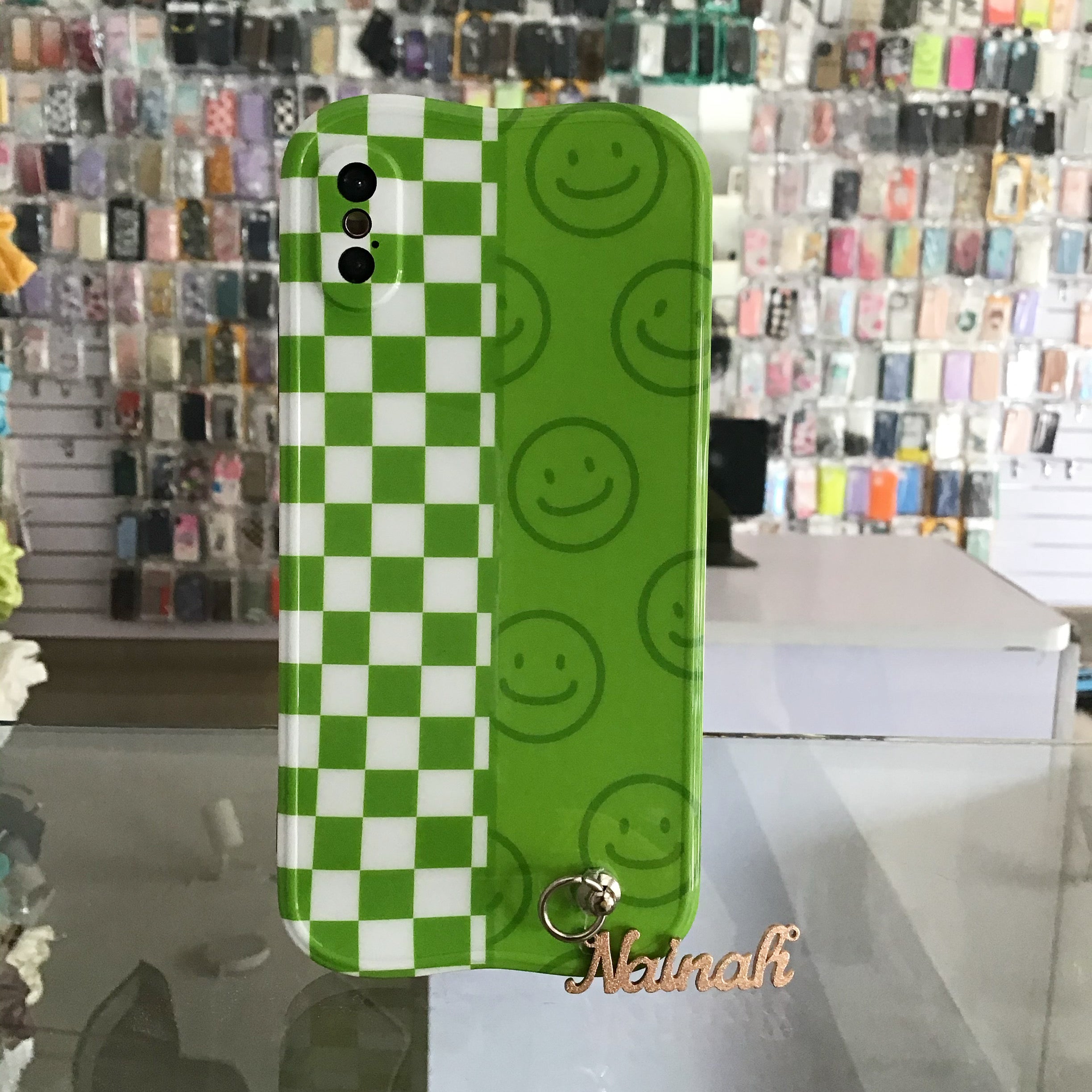 Green Smiley Case For iPhone