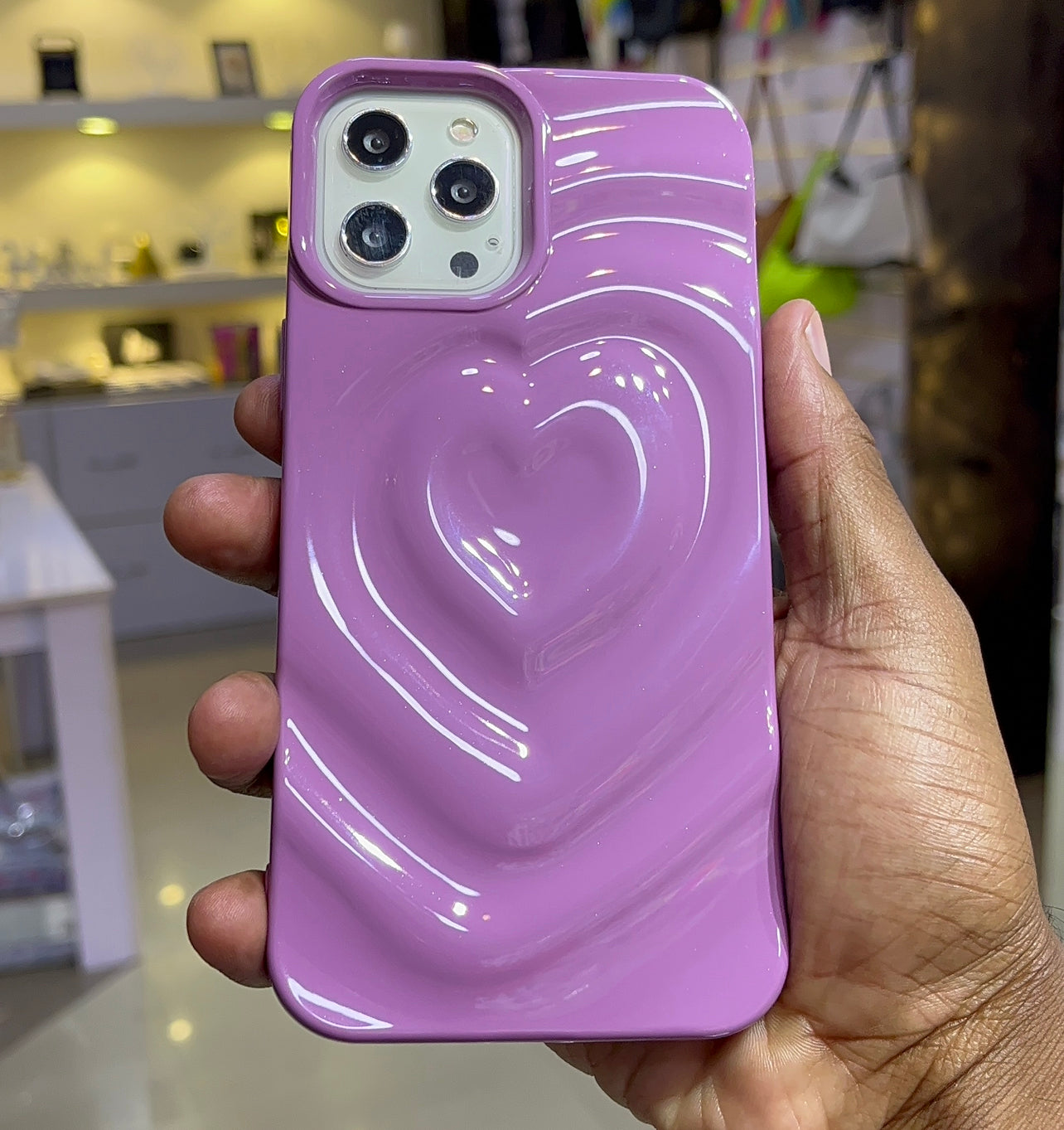 Pink Silicone Case For IPhone 12 Pro Max