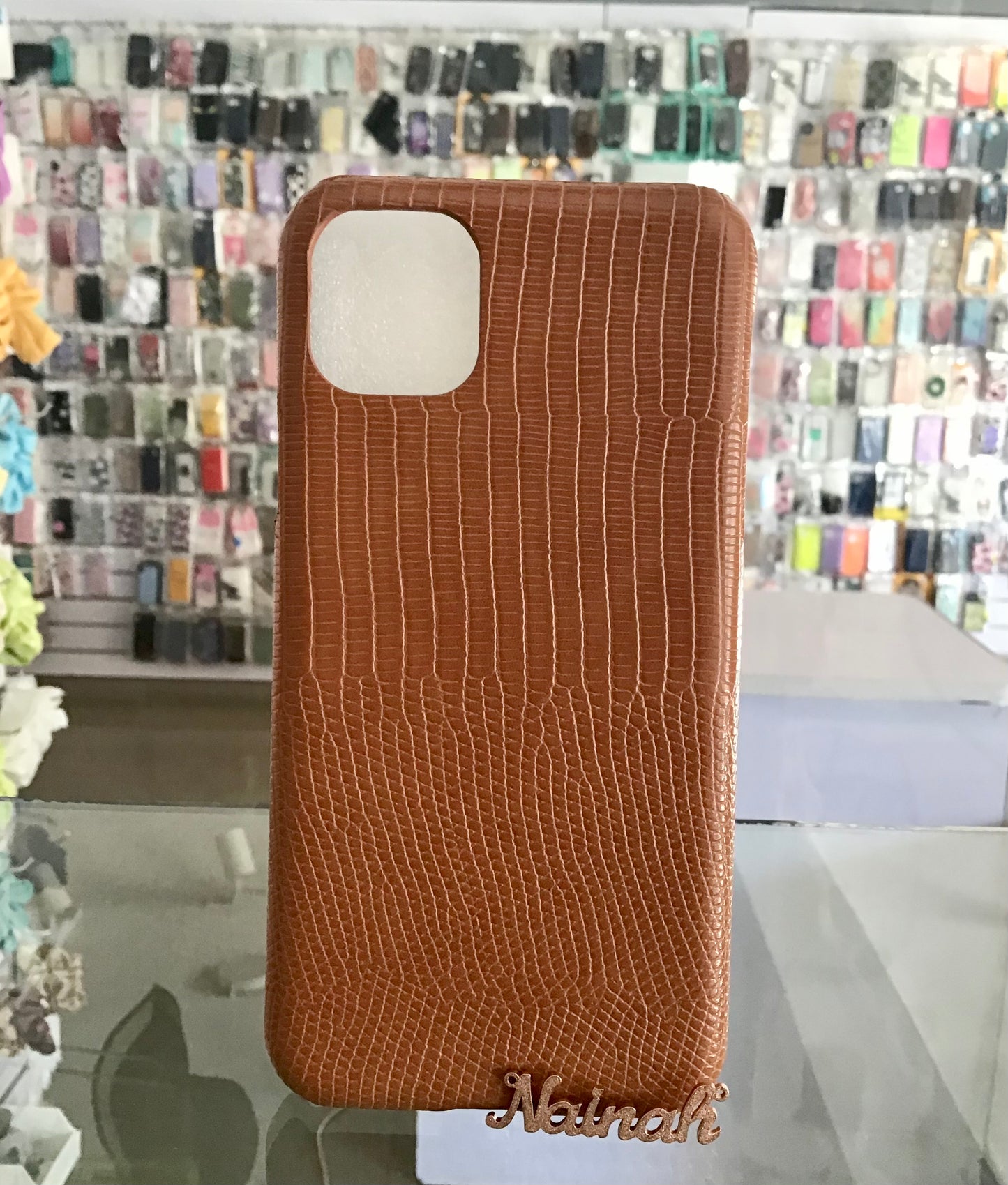Brown Leather  Case For iPhone