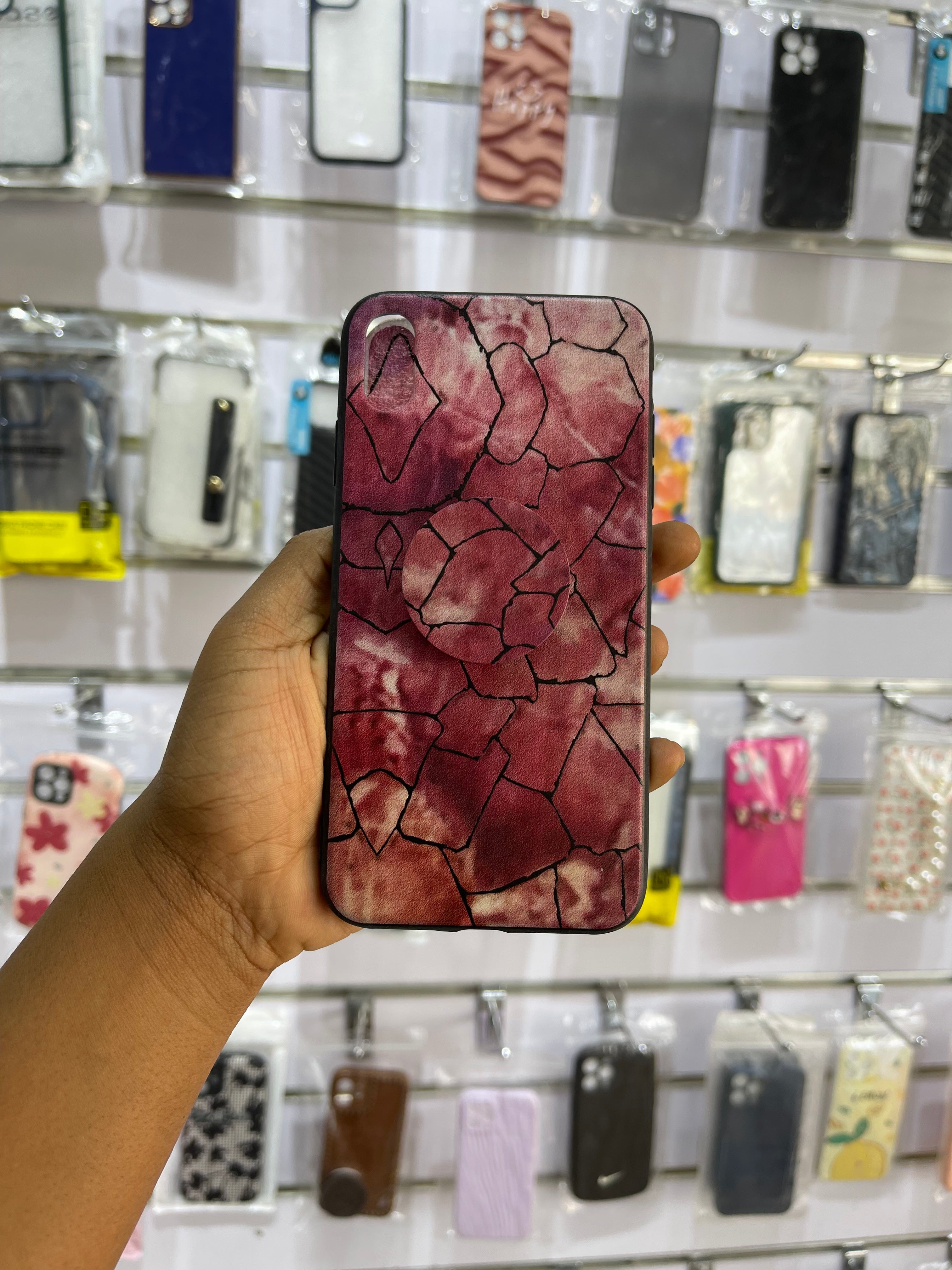 Purple Marble Case For iphone X max