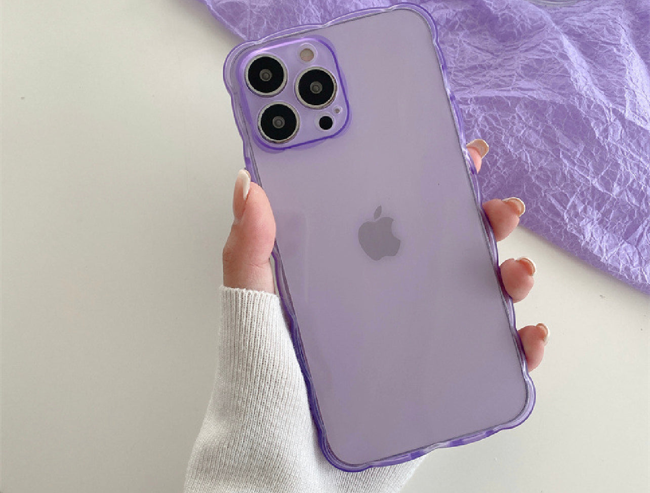 Purple Wave Case For IPhone  11