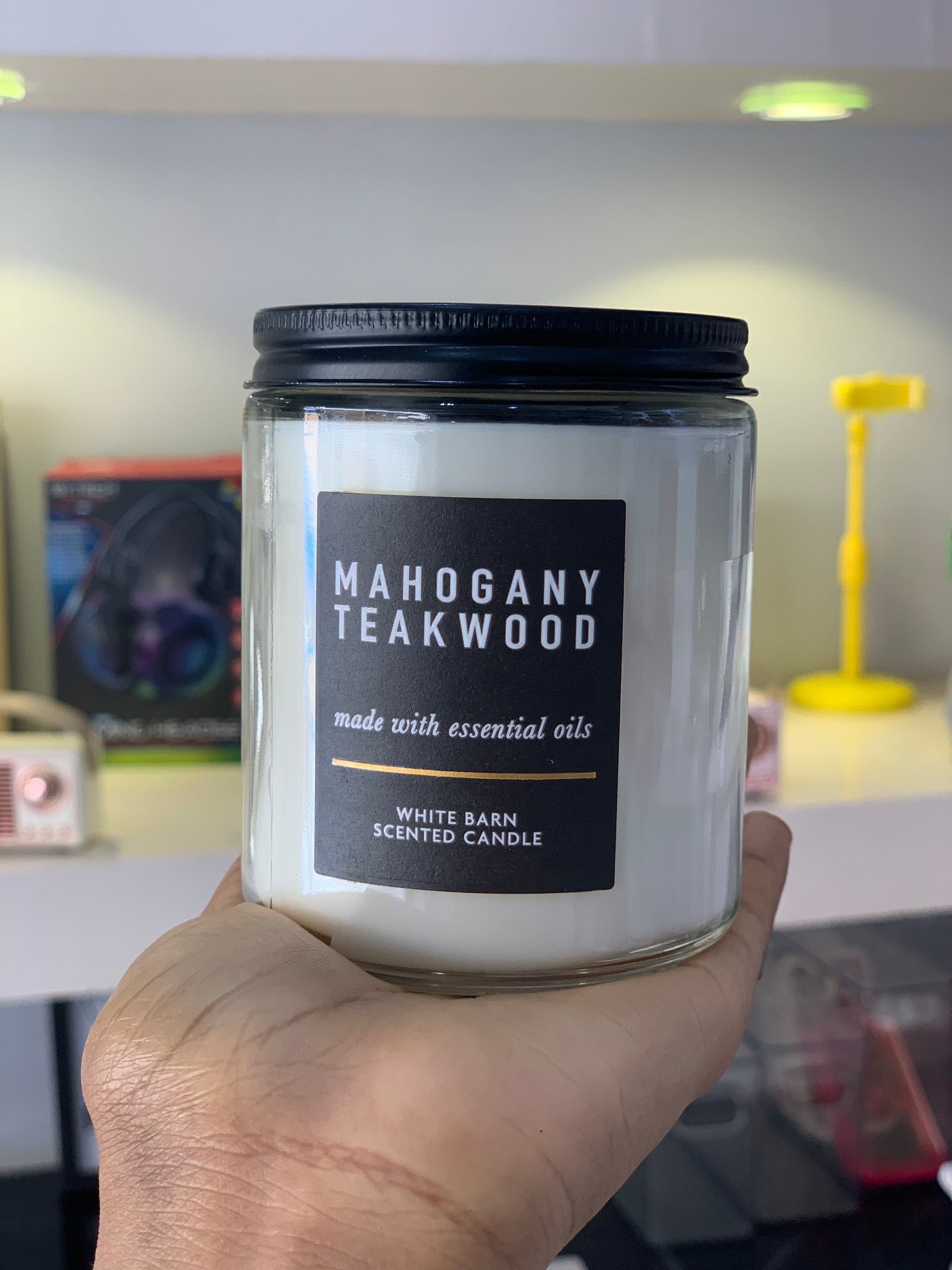 Mahogany Teakwood Scented Candle