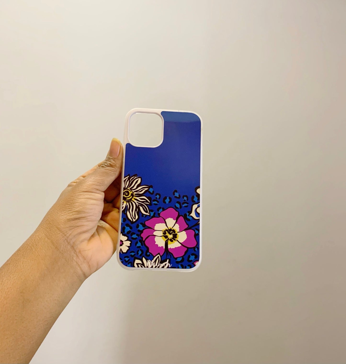 Blue floral case for iPhone 12/12pro