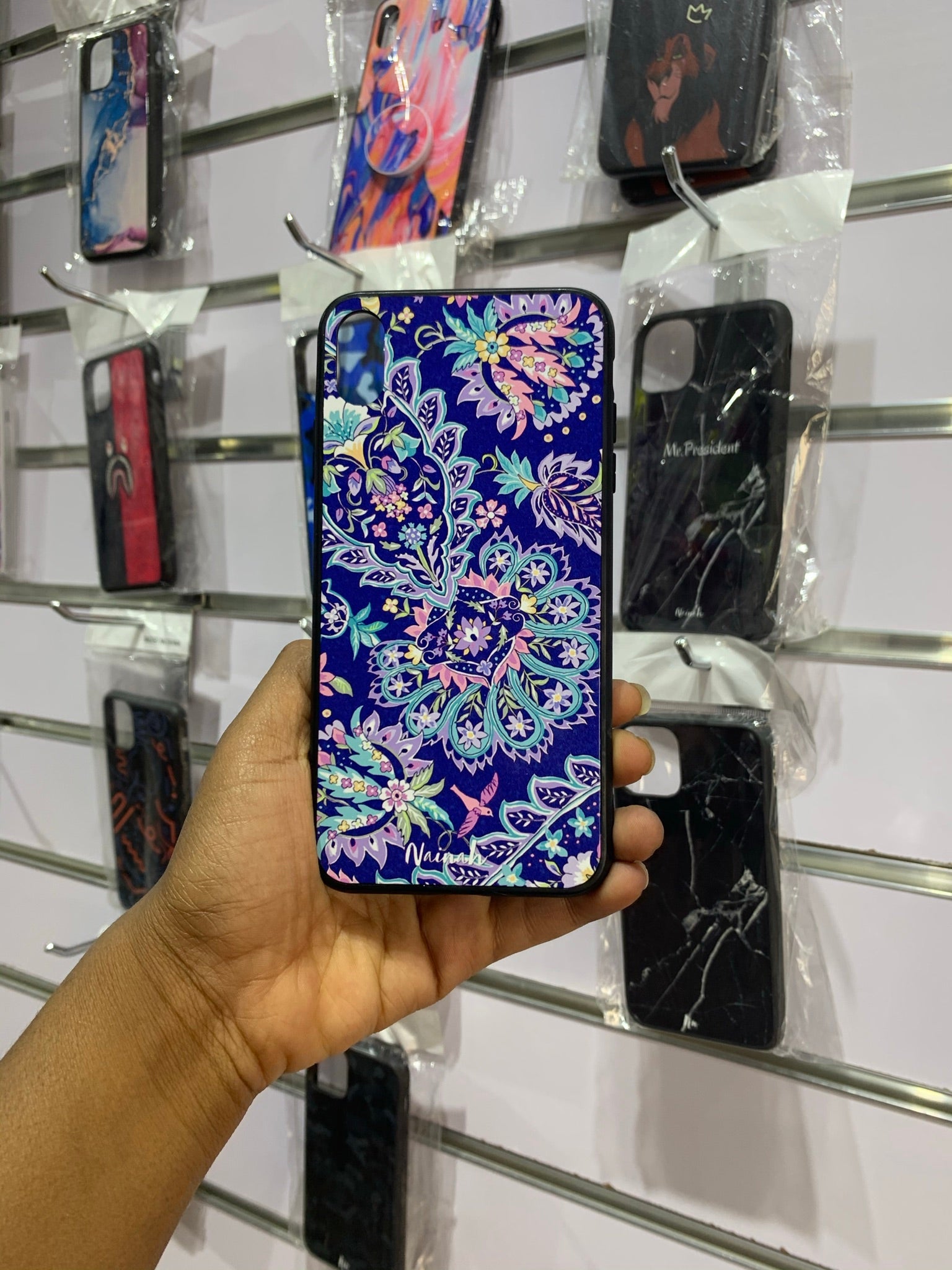 Flower blue Case For IPhone XS Max