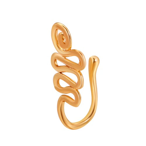 Gold Nose Ring Hook