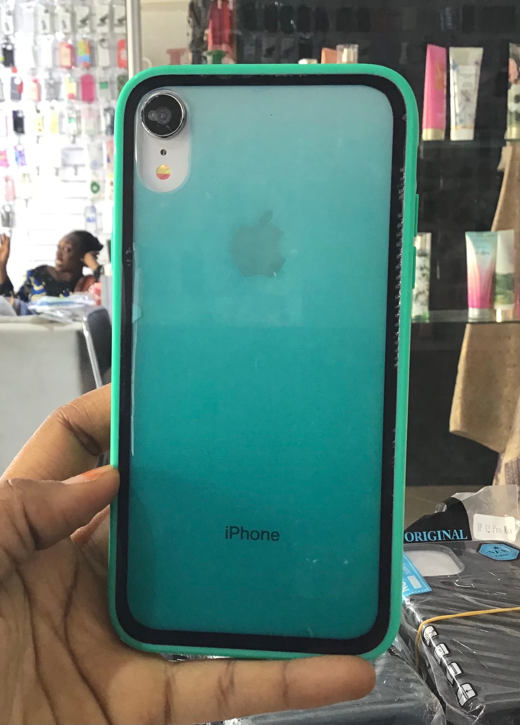 Green Gradient Color Case For iPhone XR