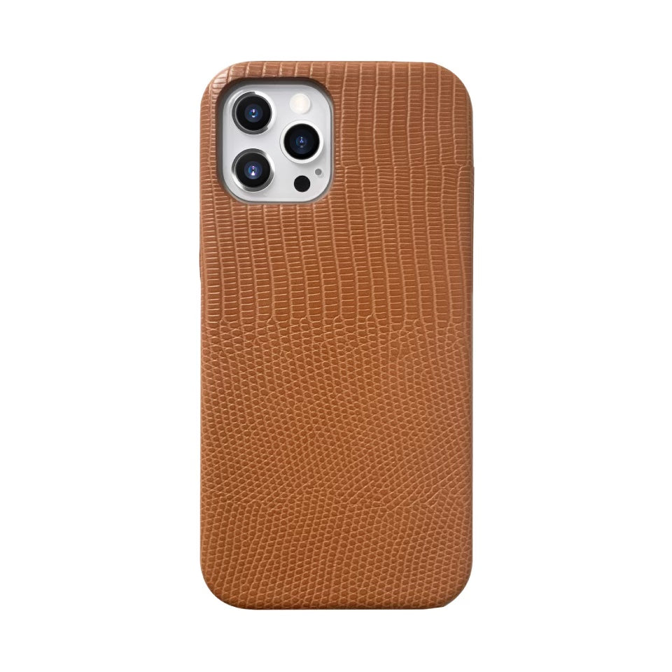 Brown Leather  Case For iPhone