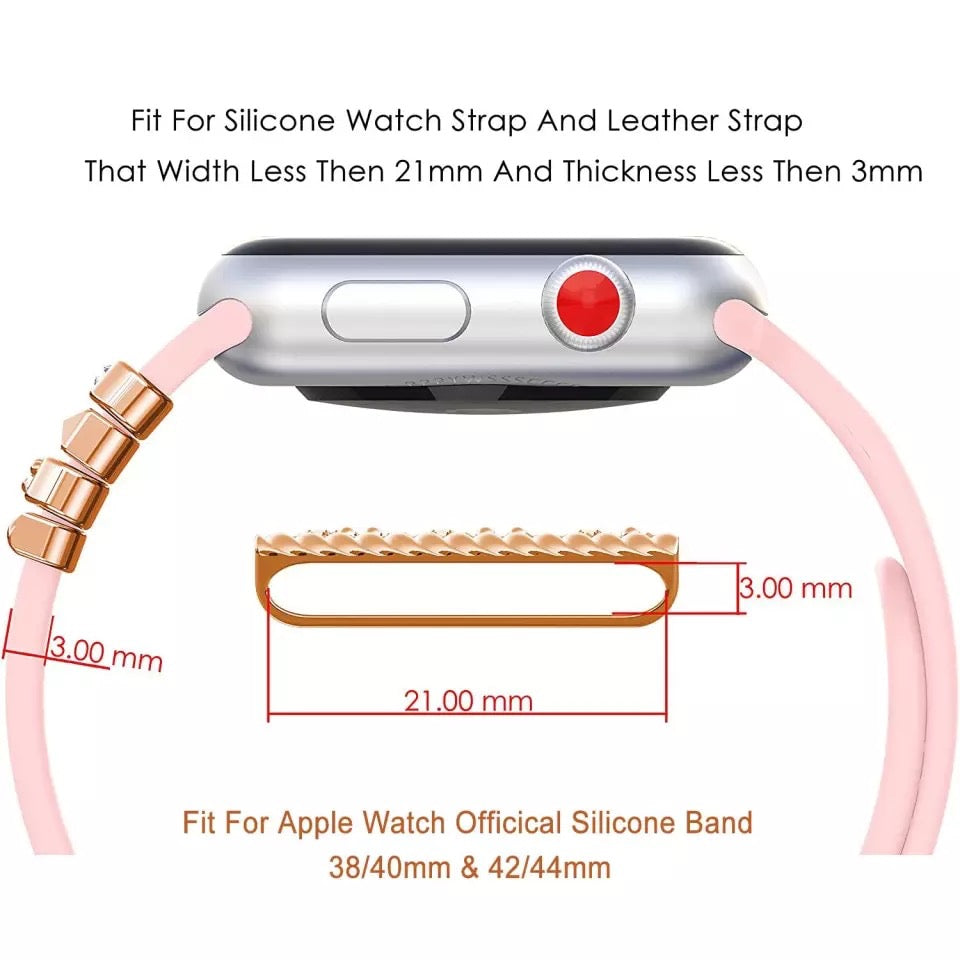 5pc Love Apple Watch Strap Charms
