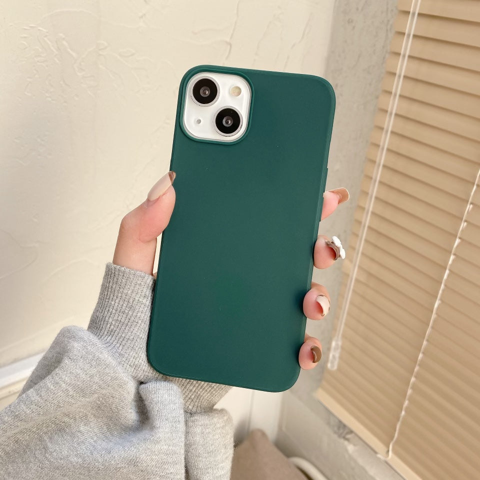 Dark Green Silicone Case For iPhone 14 Pro Max