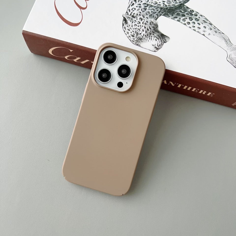 Brown plastic Case For iPhone
