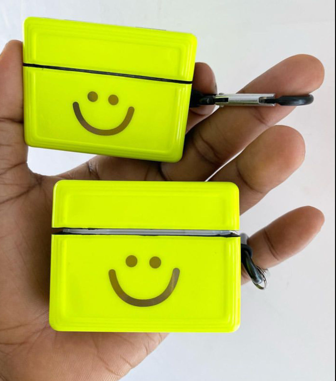 Green Smiley Case For AirPods Pro