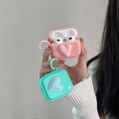 Silicone Heart AirPods Pro Case