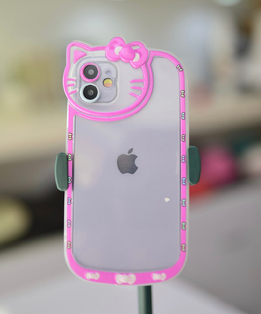 3D Hello Kitty Pink Case For iPhone 11