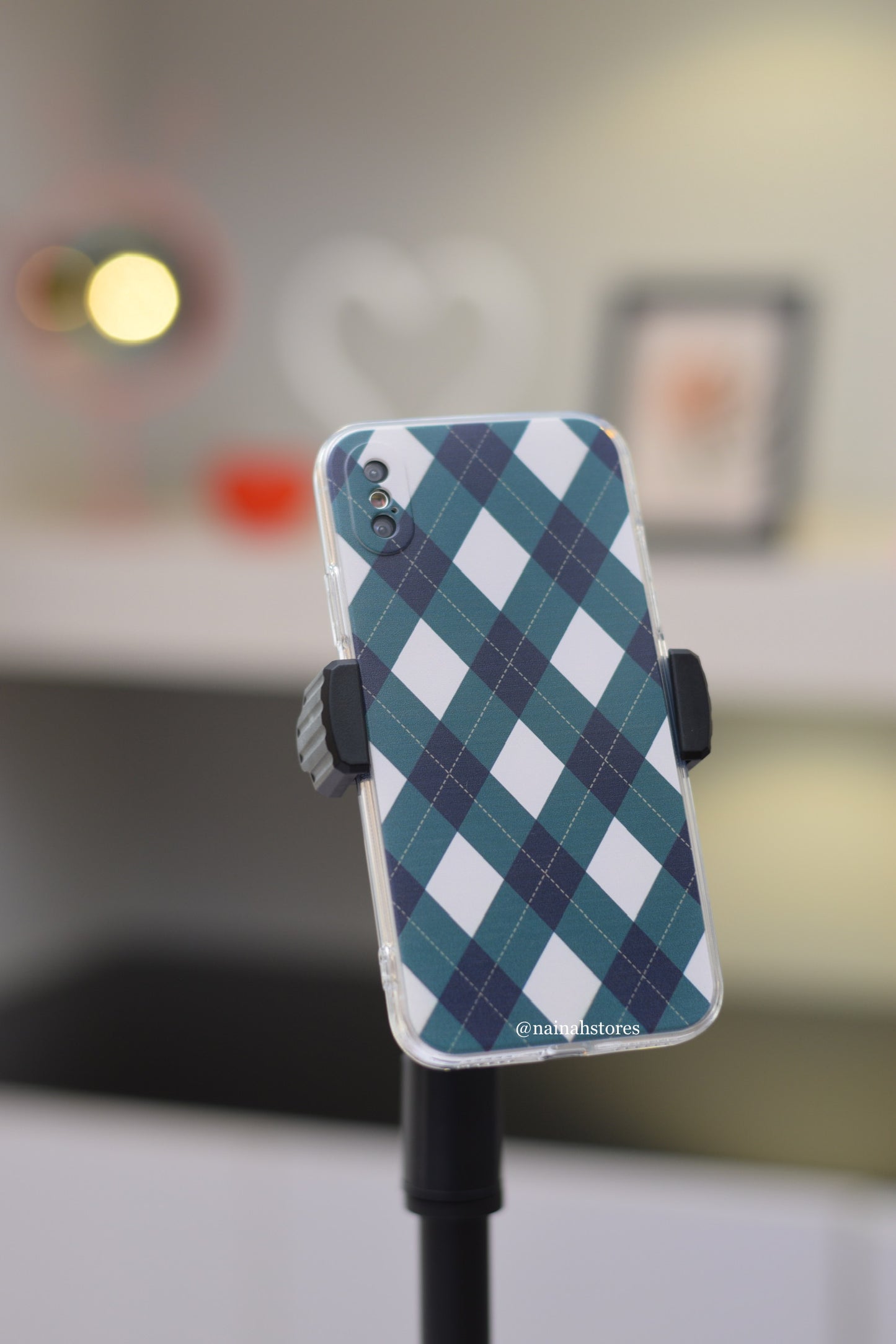 Green Pattern Soft Silicone TPU Phone Case for iPhone