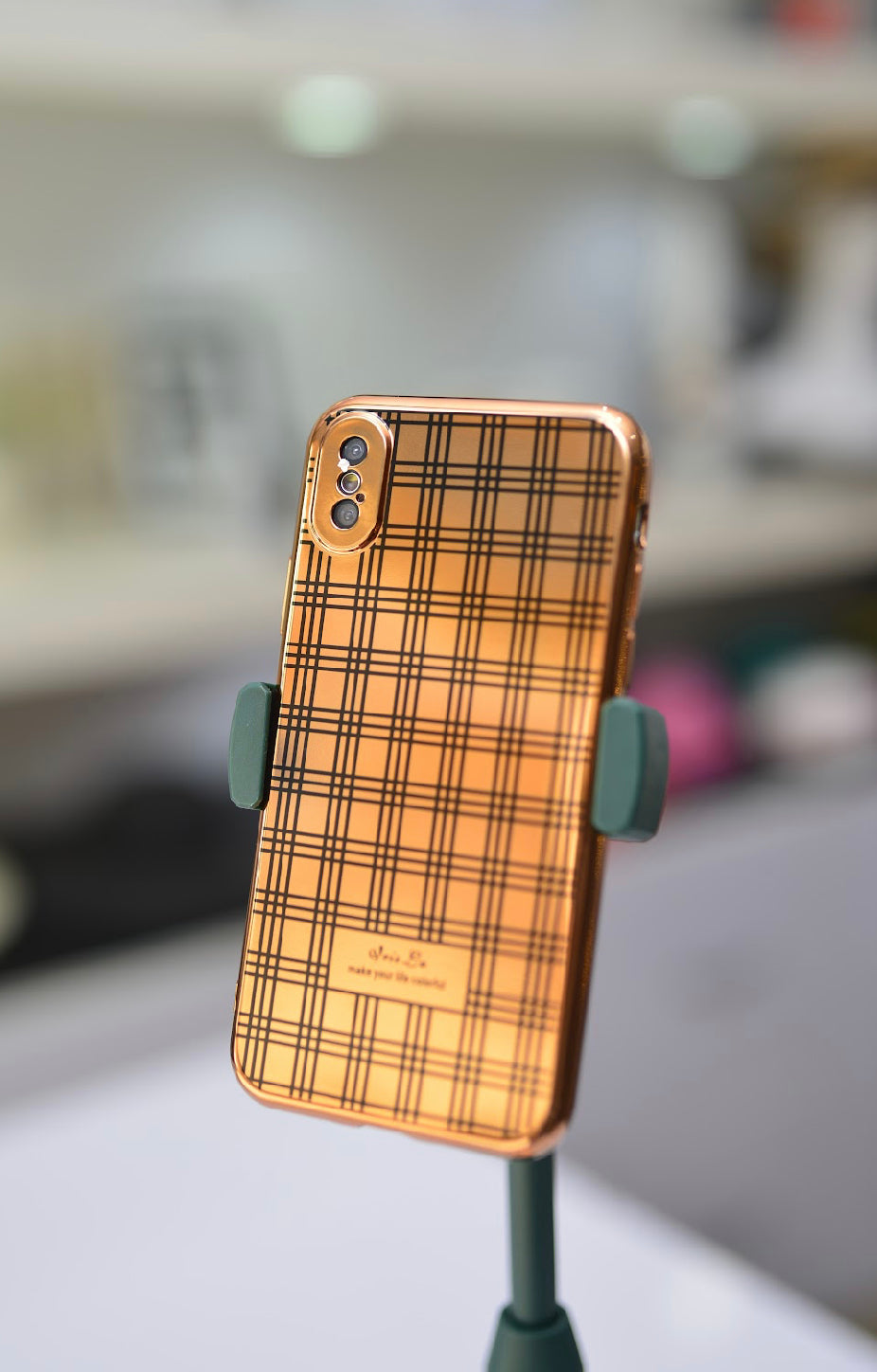 Shiny Grid Case For IPhone