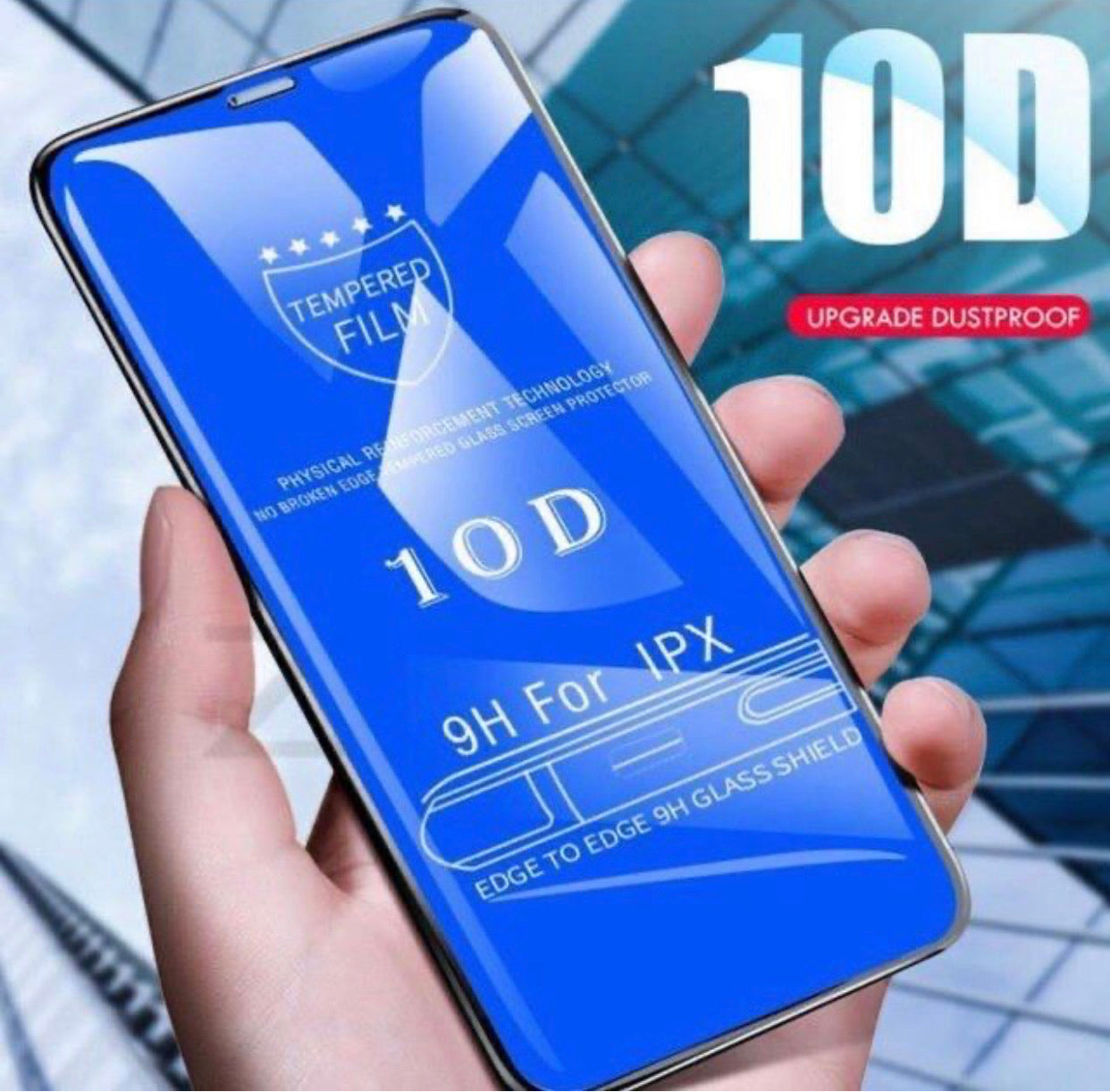 10D Glass Screen Protector 7/8/plus x/xr/xs/xmax