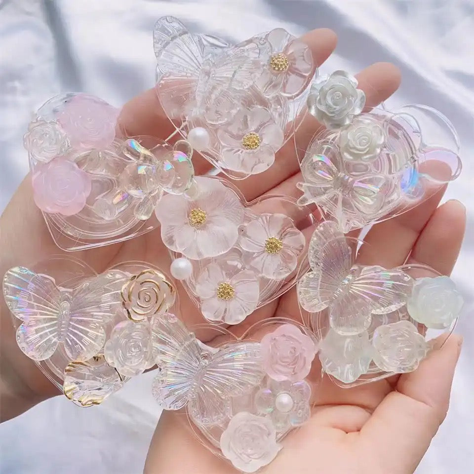 Crystal Butterfly Phone Grips