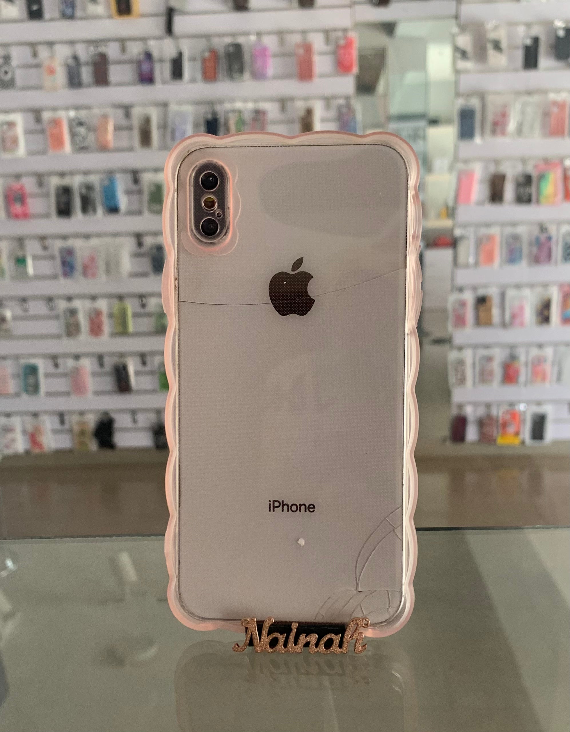 Pink Wave Case For IPhone  X