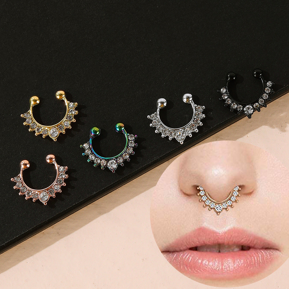 Stone Nose Rings