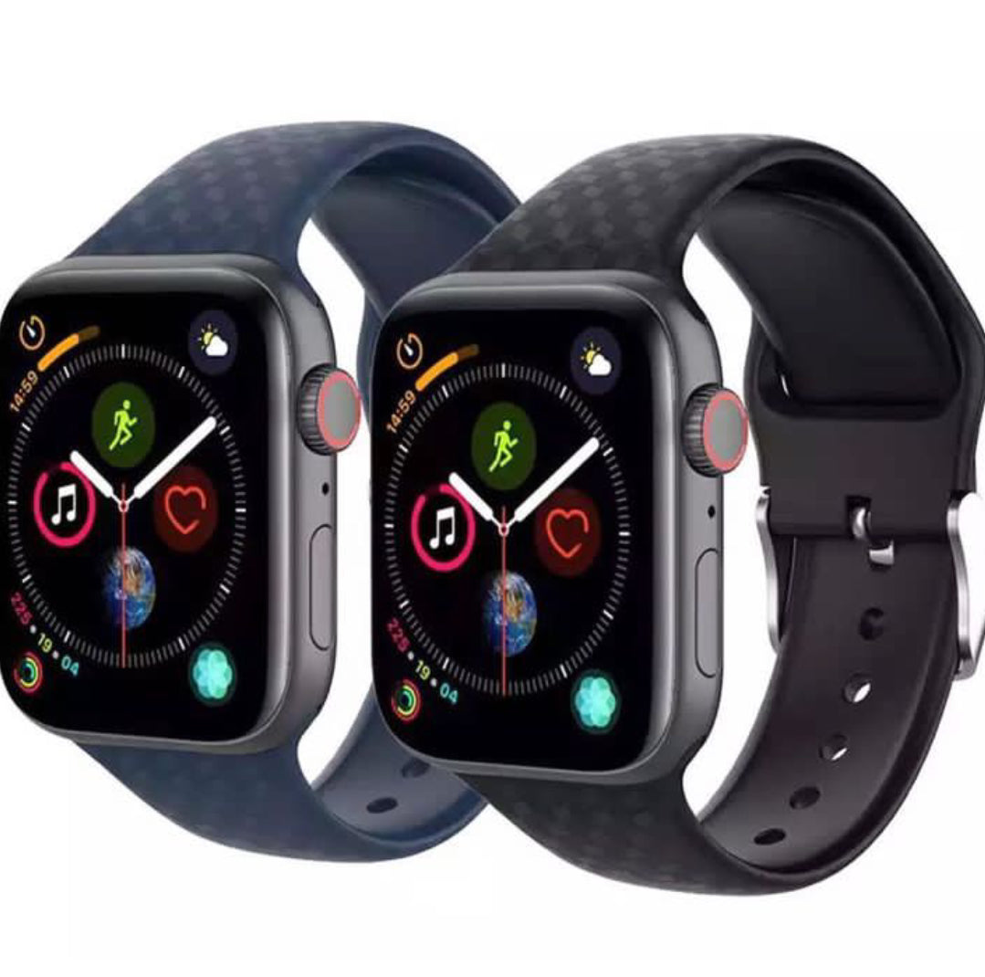 Black Silicone Strap